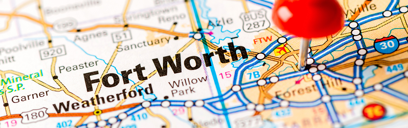 Fortworth on Map