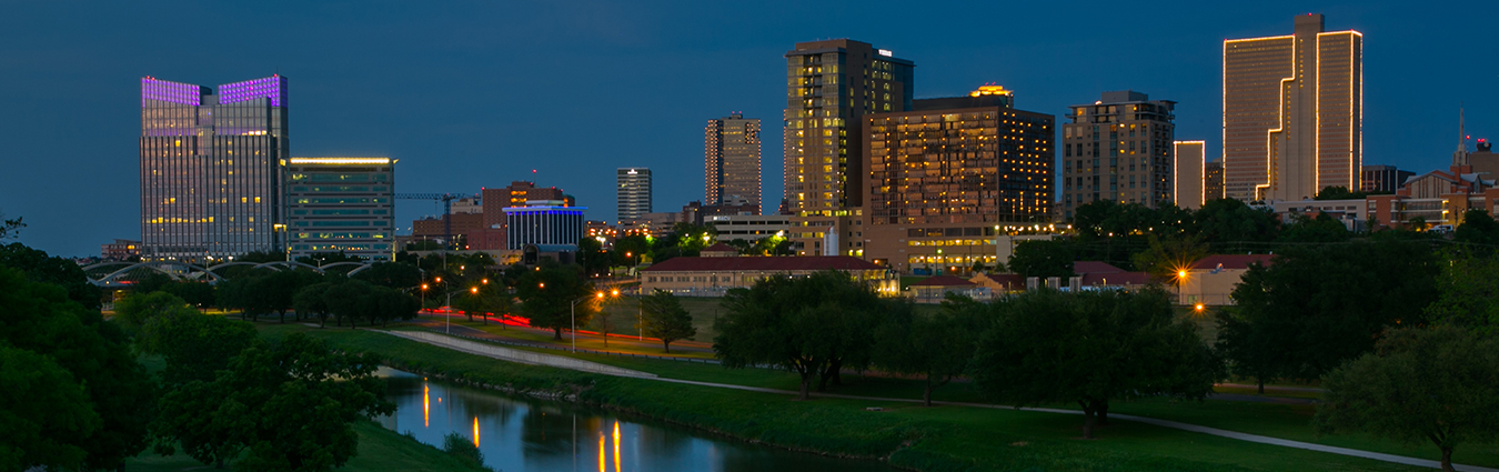 Fortworth city downtown